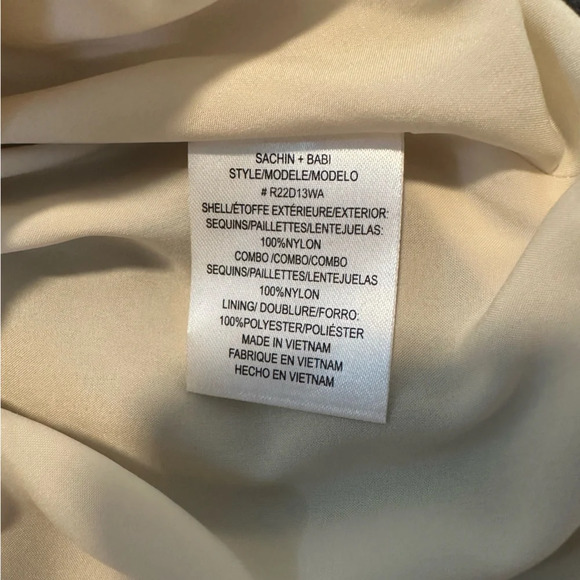 NWT Sachin & Babi x Anthropologie Colorblocked Sequined Midi Dress 18W Plus - Picture 13 of 13